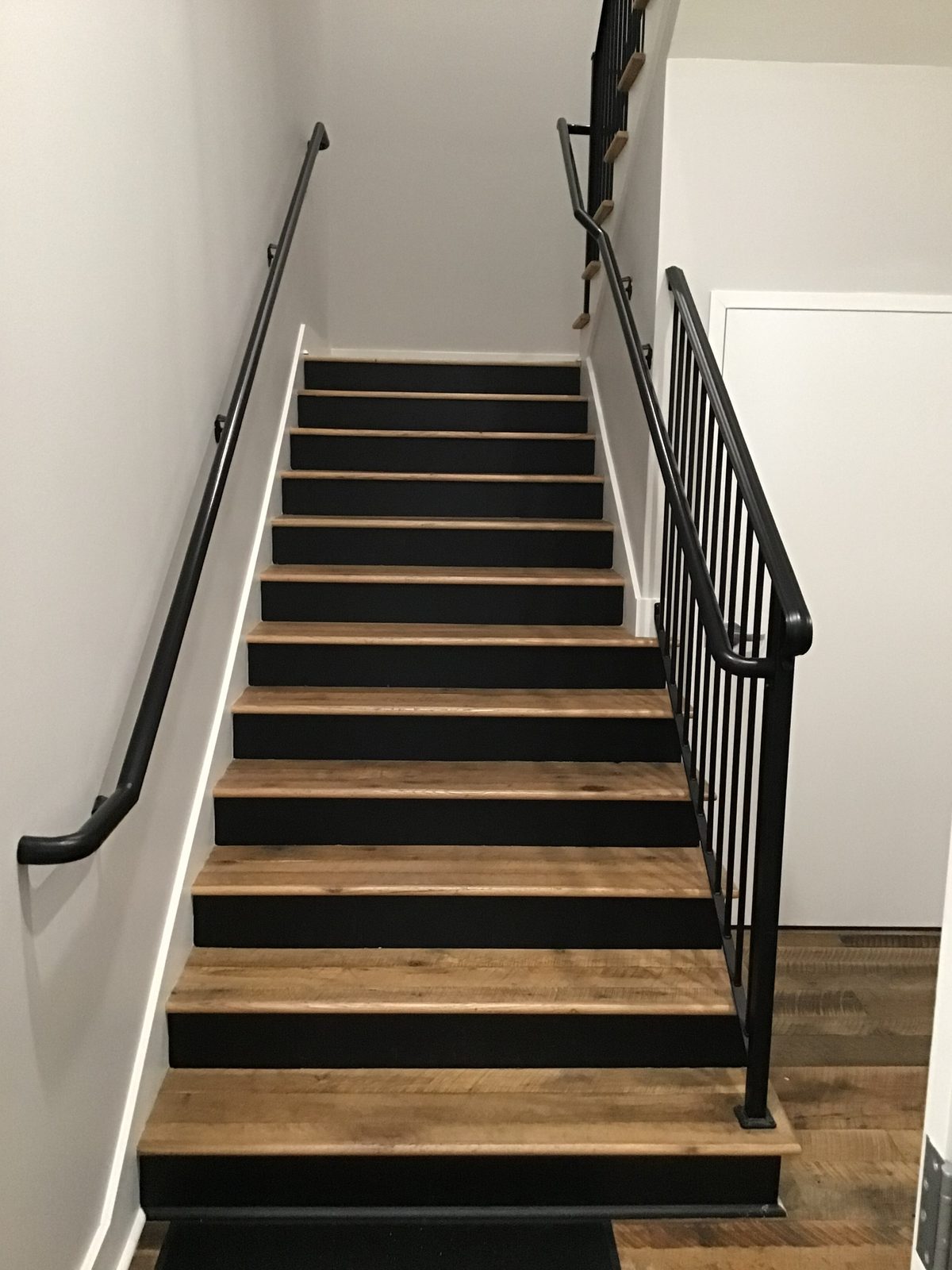 Completed stairwell to the mezzanine