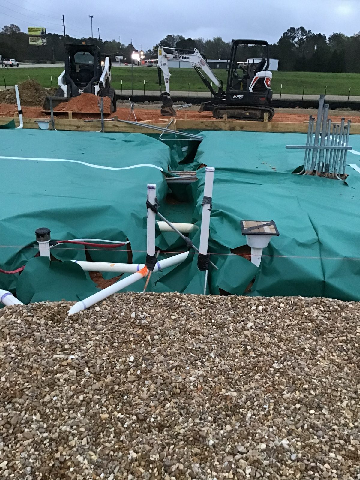 Vapor barrier and pre-slab preparation